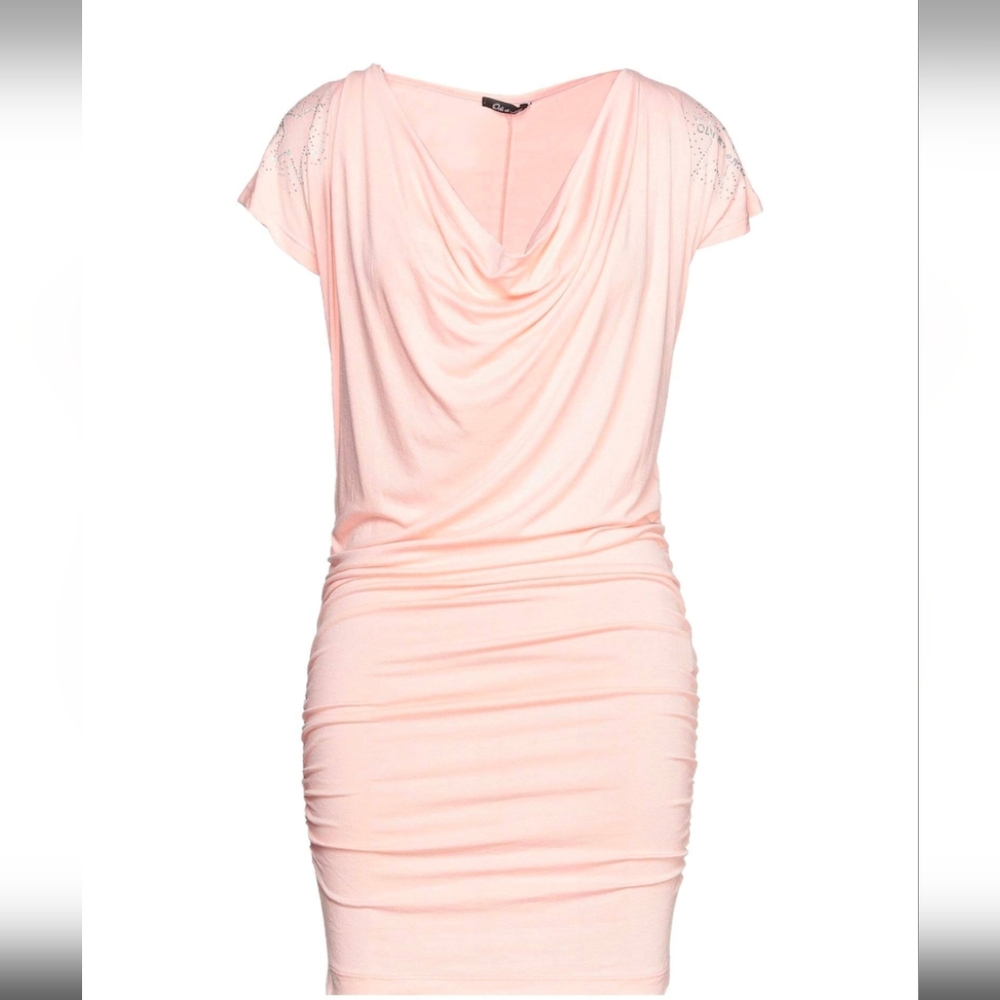 Pink mini dress
